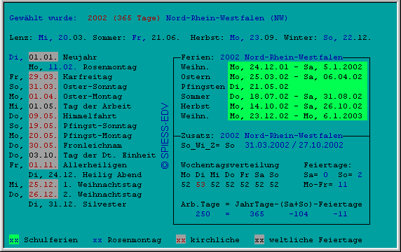 Kalender (NW) 2002 (2)