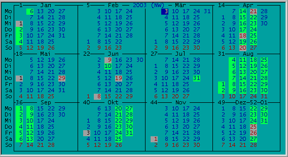 Kalender (NW) 2001 (1)