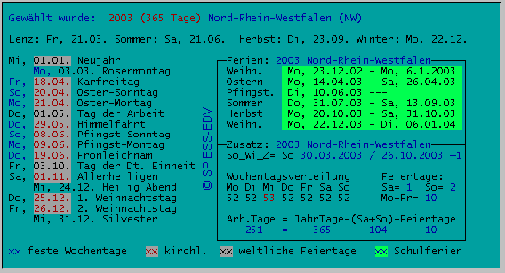 Kalender (NW) 2001 (2)